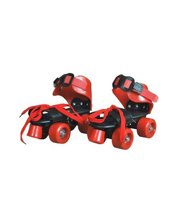 Adjustable Roller Skating Shoes Front Brakes Kids Skates Bearing Tyres Skate Shoes Export Quality Quad Speed Roller Skates Shoes For kids Children Girls Boys - Red