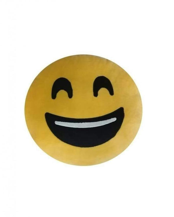 Smile Emoji Cushion - Yellow