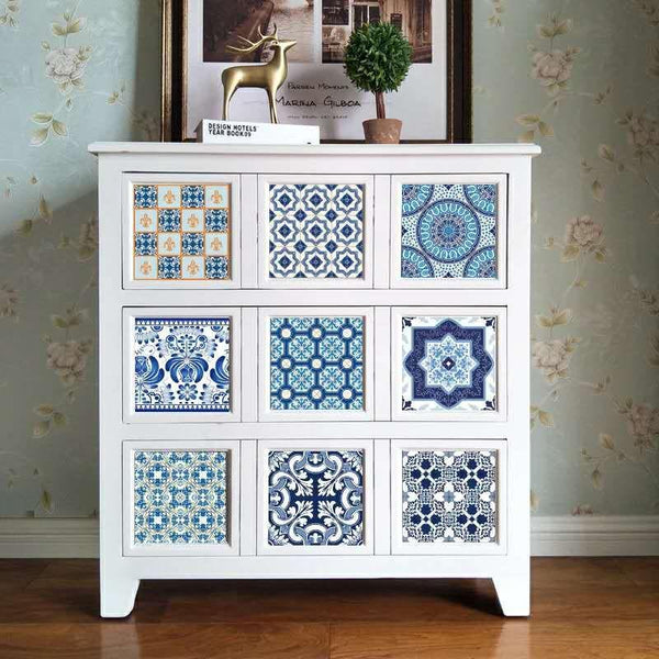Pack of 48 - Geometrical Talavera Tiles Stickers