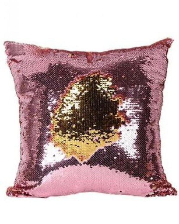 Reversible Mermaid Magic Pillow Without Filling - Pink & Golden