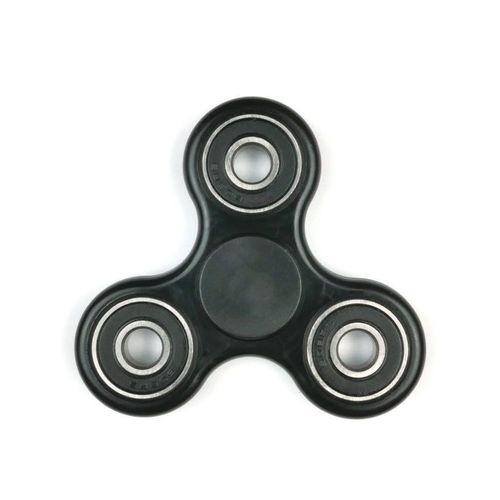 Black Fidget Spinner Stress Reducer Toy - 4 Bearing
