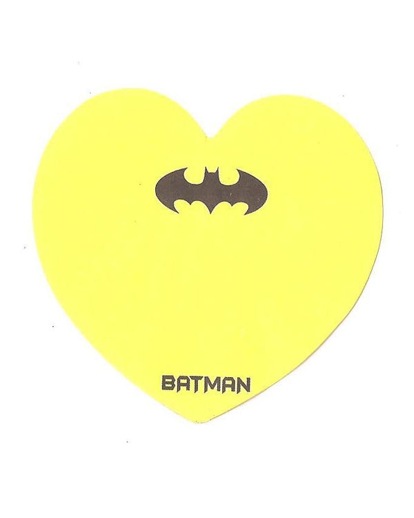 Heart Shaped Sticky Notes Pad Batman