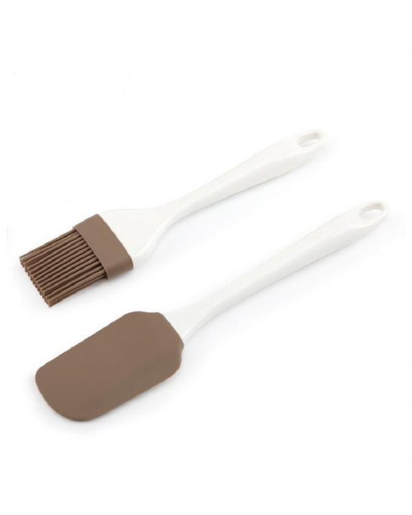 Silicone Oil Brush & Cake Spatula