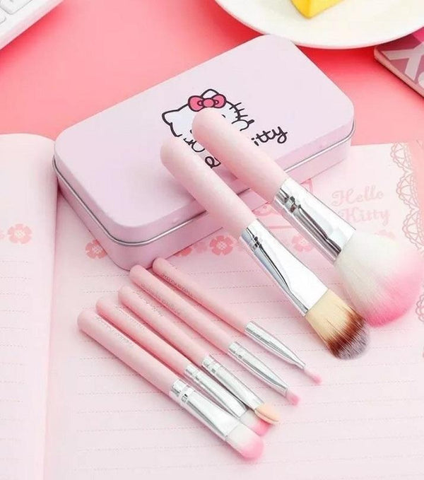 Hello Kitty Professional Makeup Brushes Set 7Pcs