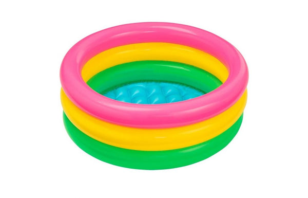 INTEX Round Sunset Glow Baby Swimming Pool - 57107 - 24 x 8.5 Inch