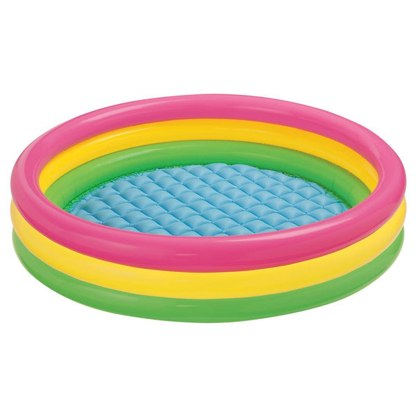 INTEX Round Sunset Glow Baby Swimming Pool - 57422 - 58 x 13 Inch