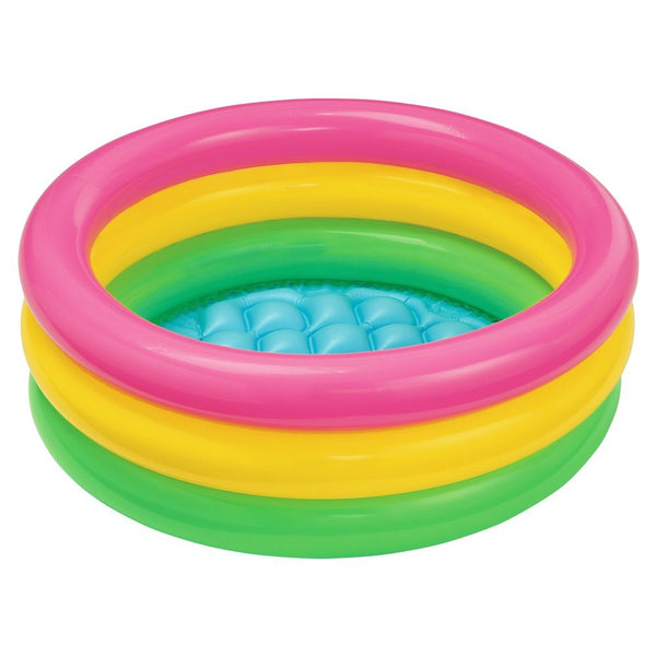 INTEX Round Sunset Glow Baby Swimming Pool - 58924 - 34 x 10 Inch
