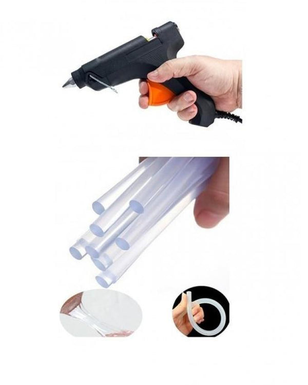 Hot Glue Machine with 10 Sticks - Multicolor