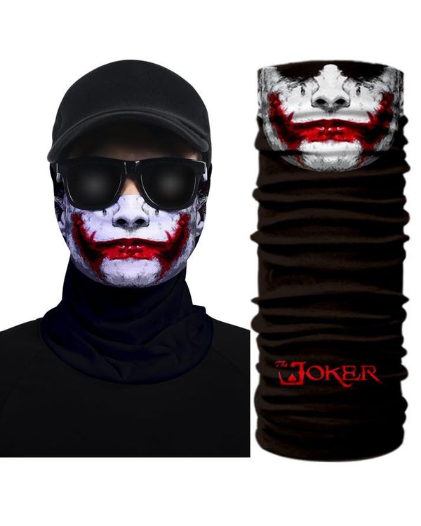Joker Tube Shaped Face Mask Bandana