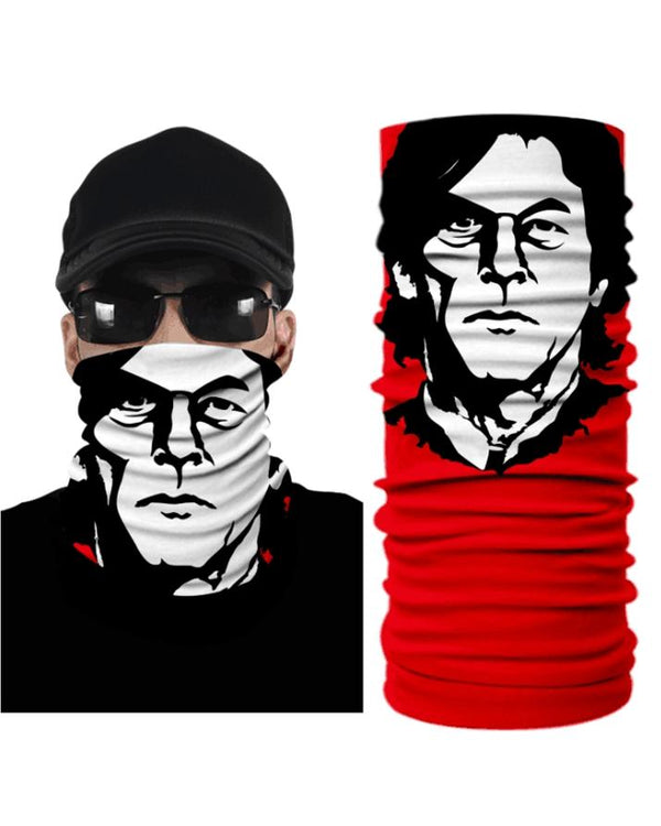 Imran Khan Tube Shaped Face Mask Bandana - Half Face Mask