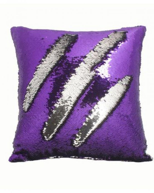 Reversible Mermaid Magic Pillow - Purple & Silver