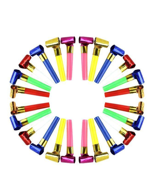 Party Supplies -Assorted Whistles - 50 Pieces