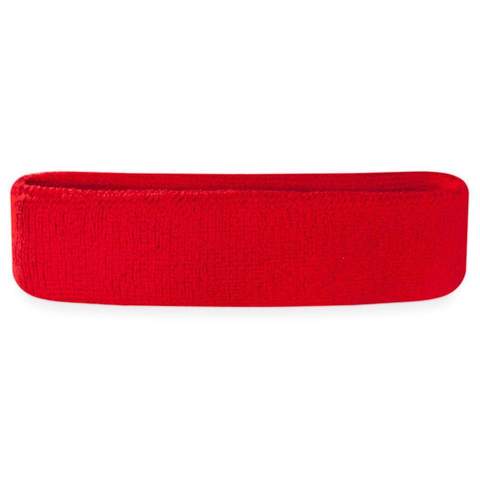 Outdoor Fitness Sports Sweatband Headband Yoga Gym Unisex Head Band - Red