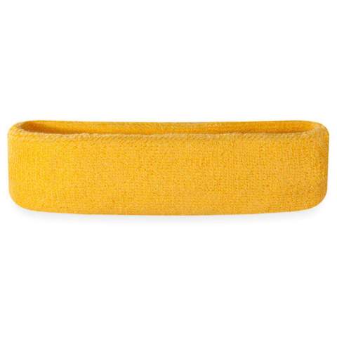 Outdoor Fitness Sports Sweatband Headband Yoga Gym Unisex Head Band - Yellow