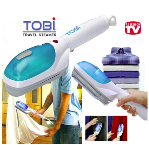 Tobi Steam Iron Handheld Portable Multifunction Garment Travel Steamer Perfect To Remove Wrinkles With Tobi Travel Steamer Iron