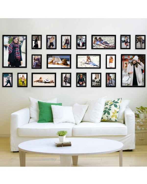 Set of 20 - Picture Frames - Black