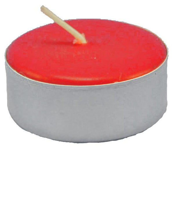 Pack of 50 - Floating Tea Light Scented Candles - Red