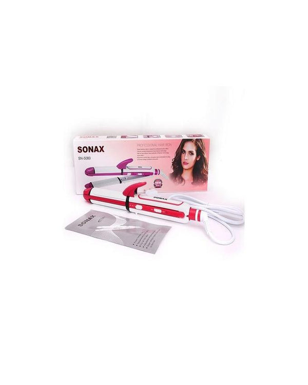 Sn 5080 3-In-1 Hair Curler & Straightener