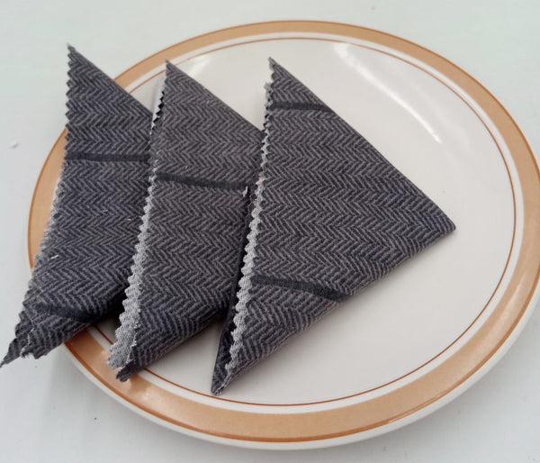 Soft Fabric Washable Table Napkins Set - 7 Sheets