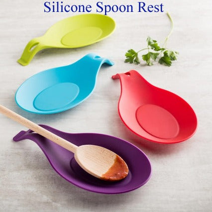 Spoon Rest Holder - Silicone Spatula Rest Holder - 1pcs Multicolored
